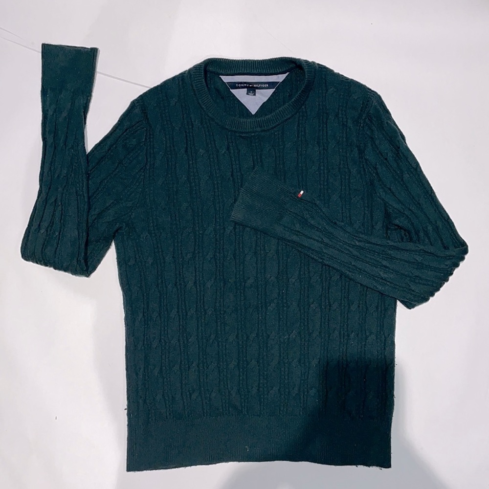 Tommy Hilfiger Cable Knit Crewneck Sweater